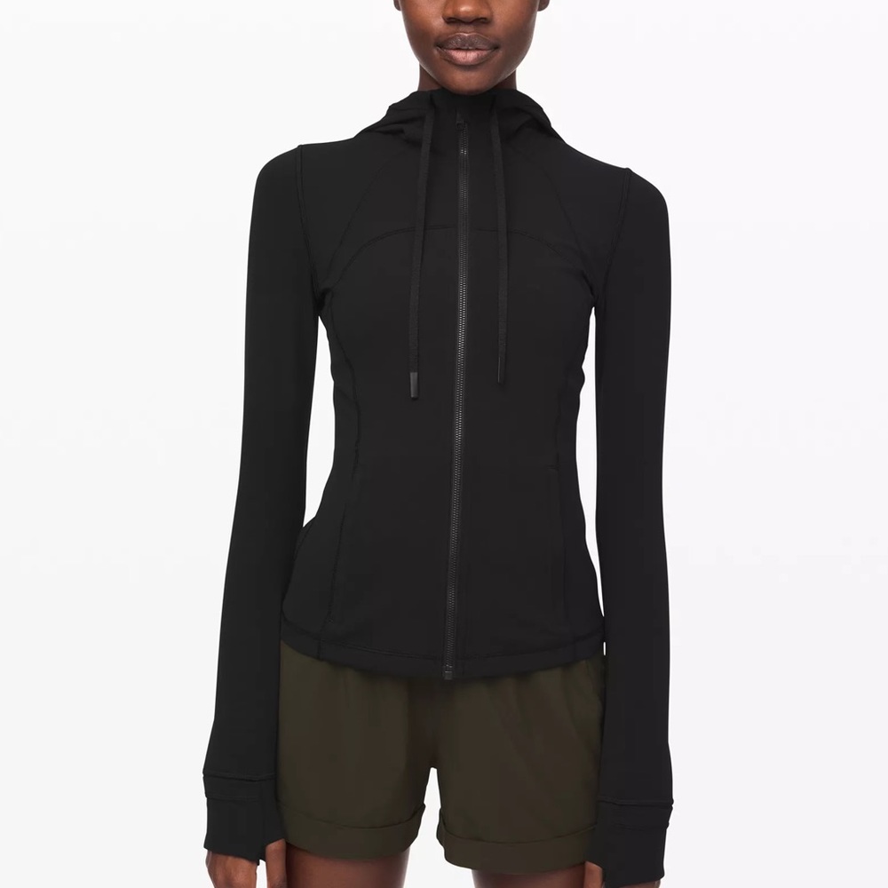 lululemon hooded define jacket nulu black